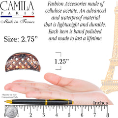 Camila Paris visible spring mechanism demonstrating durable tension and secure clasp