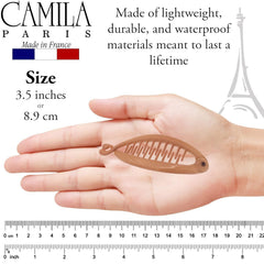 Camila Paris open interlocking combs showing even grip on hair