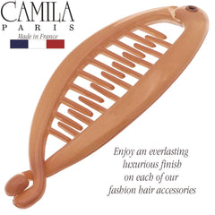 Camila Paris clip in hand for scale, easy travel-friendly size