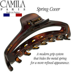 Camila Paris clip in hair demonstrating secure no-slip grip for everyday styles