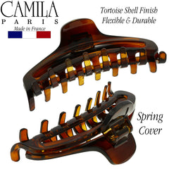Camila Paris metal spring detail illustrating sturdy construction and lasting tension