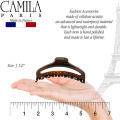 Camila Paris teeth close-up showing smooth edges to prevent snagging and damage