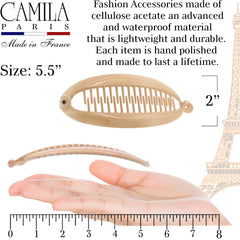 Camila Paris closeup of interlocking teeth showing smooth snag-free finish
