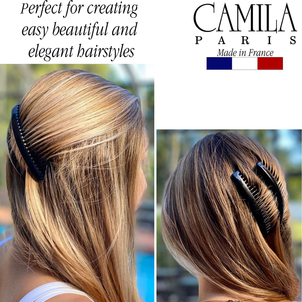 Camila Paris CP2910 close-up of comb teeth, precise grip without pulling hair