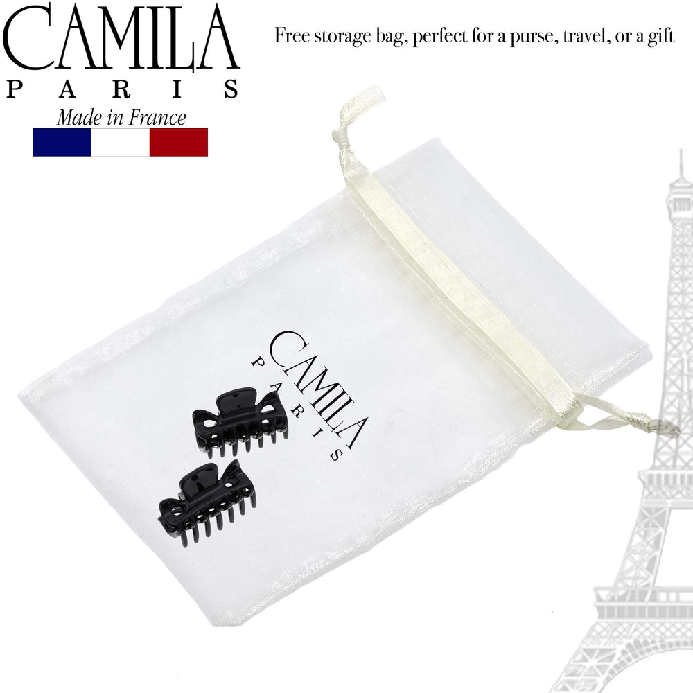 Camila Paris glossy acetate texture close-up with scratch-resistant polished finish
