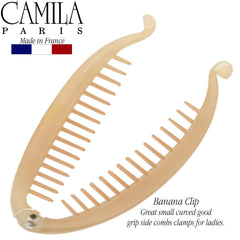 Camila Paris CP3133 worn in a classic updo showing secure all-day hold