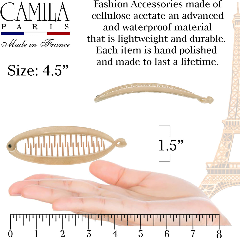 Camila Paris CP3133 polished teeth close-up demonstrating smooth snag-free edges
