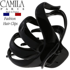 Camila Paris clip securing thick hair demonstrating firm no-slip hold during activity