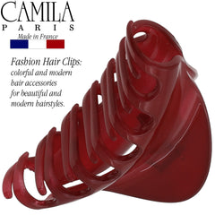 Camila Paris securing half-up style on straight hair with no slip
