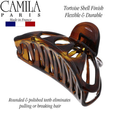 Camila Paris close-up of prongs and teeth, prevents slipping and denting