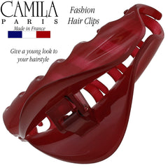 Camila Paris side profile displays wide jaw for large sections