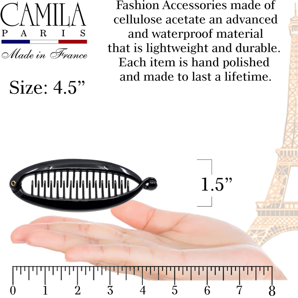 Camila Paris polished texture detail indicating snag-free styling