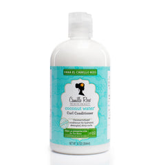 Camille Rose front bottle view showing label and coconut water benefits