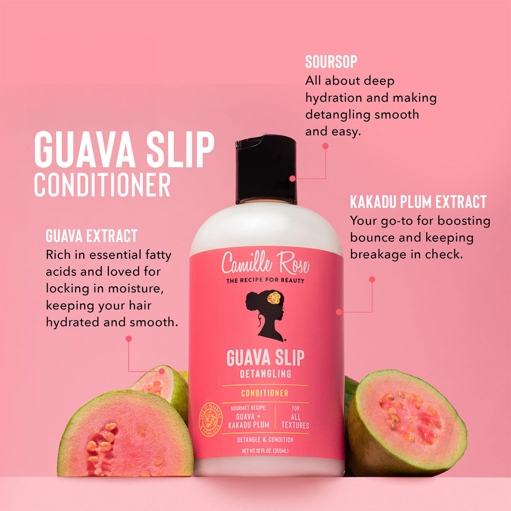 Camille Rose applied in shower demonstrating easier detangling benefit