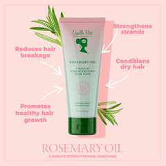Camille Rose applying mask to wet hair for smoother detangling