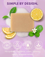 Candida Freedom close-up of soap texture highlighting smooth probiotic-rich surface benefit