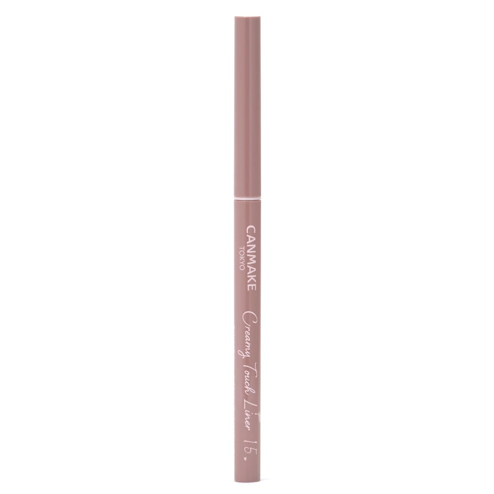 CANMAKE front packaging of creamy touch liner showing shade label and twist-up cap benefit long-lasting color