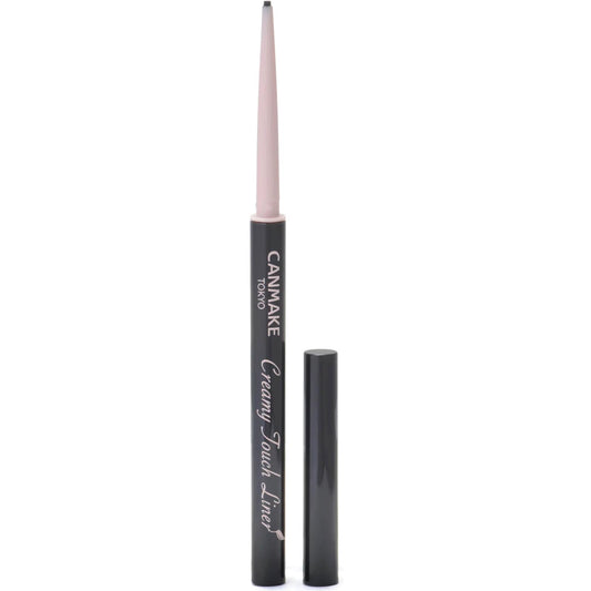 CANMAKE slim eyeliner front packaging shows product and shade for easy identification and convenience