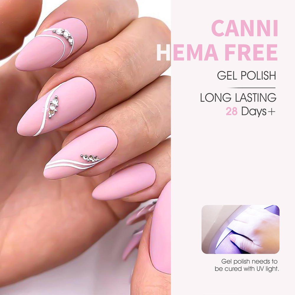 CANNI brush stroke texture demonstrating smooth, high-pigment coverage