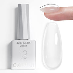 CANNI bottle front view showing clear builder gel and brand