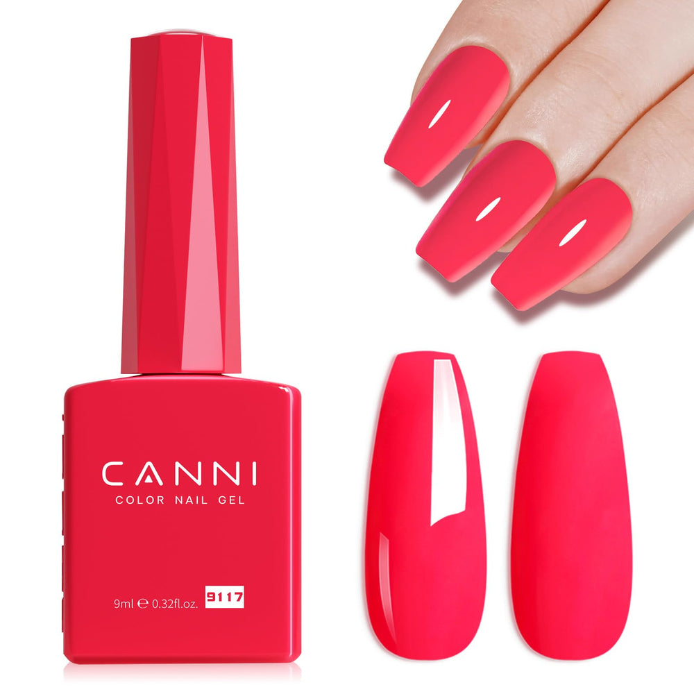 CANNI front bottle showing hot pink color and glossy finish benefit