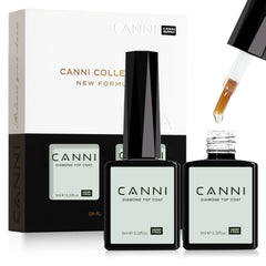 CANNI front bottles showing clear top coat and high-gloss benefit