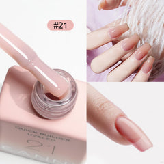 CANNI gel texture on brush showing smooth self-leveling for easy shaping