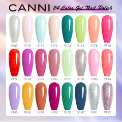 CANNI pastel close-up swatches showing smooth coverage benefit