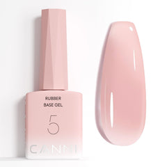 CANNI bottle front view showing nude base gel and capacity benefit