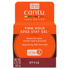 Cantu tube front view showing product and clear hold benefits
