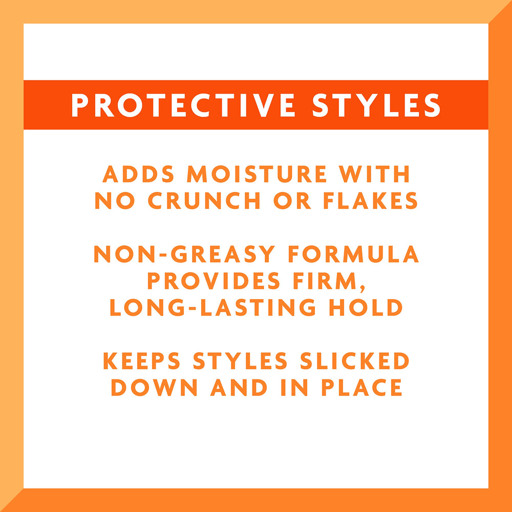 Cantu gel with marula oil and aloe vera closeup showing nourishing ingredients