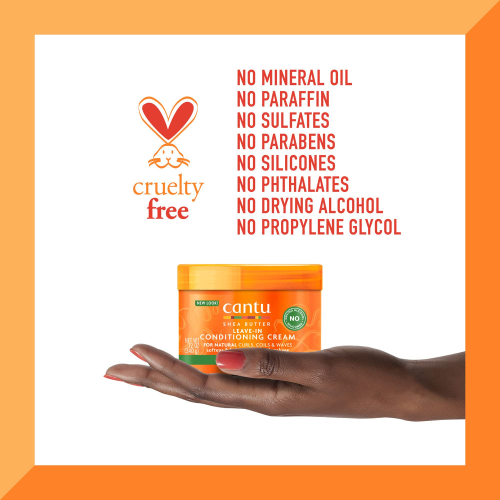 Cantu next to a hand for scale conveying real 12 oz volume and value in pack