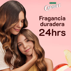 CAPRICE back label with ingredients for transparent ingredient benefit