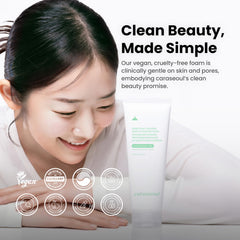 caraseoul eco packaging detail on FSC paper, sustainable materials emphasized