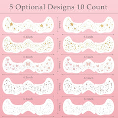 Cardiyar sheet layout with all pieces visible showing 8 big and 16 mini patches benefit: variety included