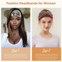 Carede detailed shot of retro front-knot turban style for fashion appeal