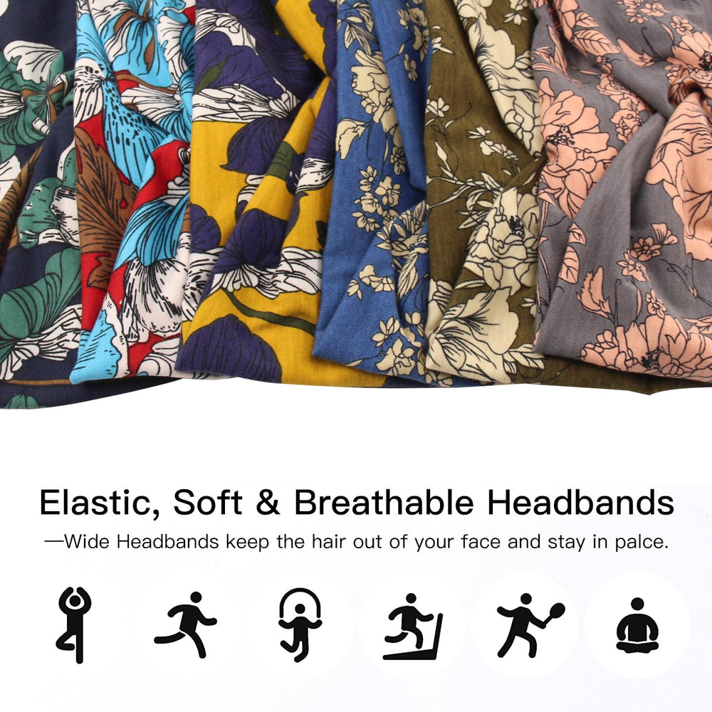 Carede headband in outdoor setting adding boho style and sun protection
