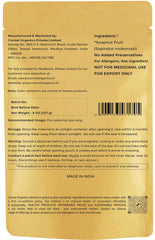 CARMEL ORGANICS close-up of fine soapnut powder texture for easy mixing benefit