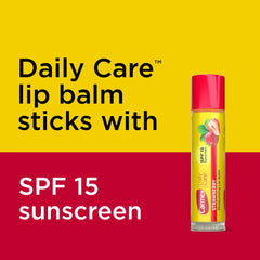 Carmex single stick close-up highlighting smooth balm surface and easy glide