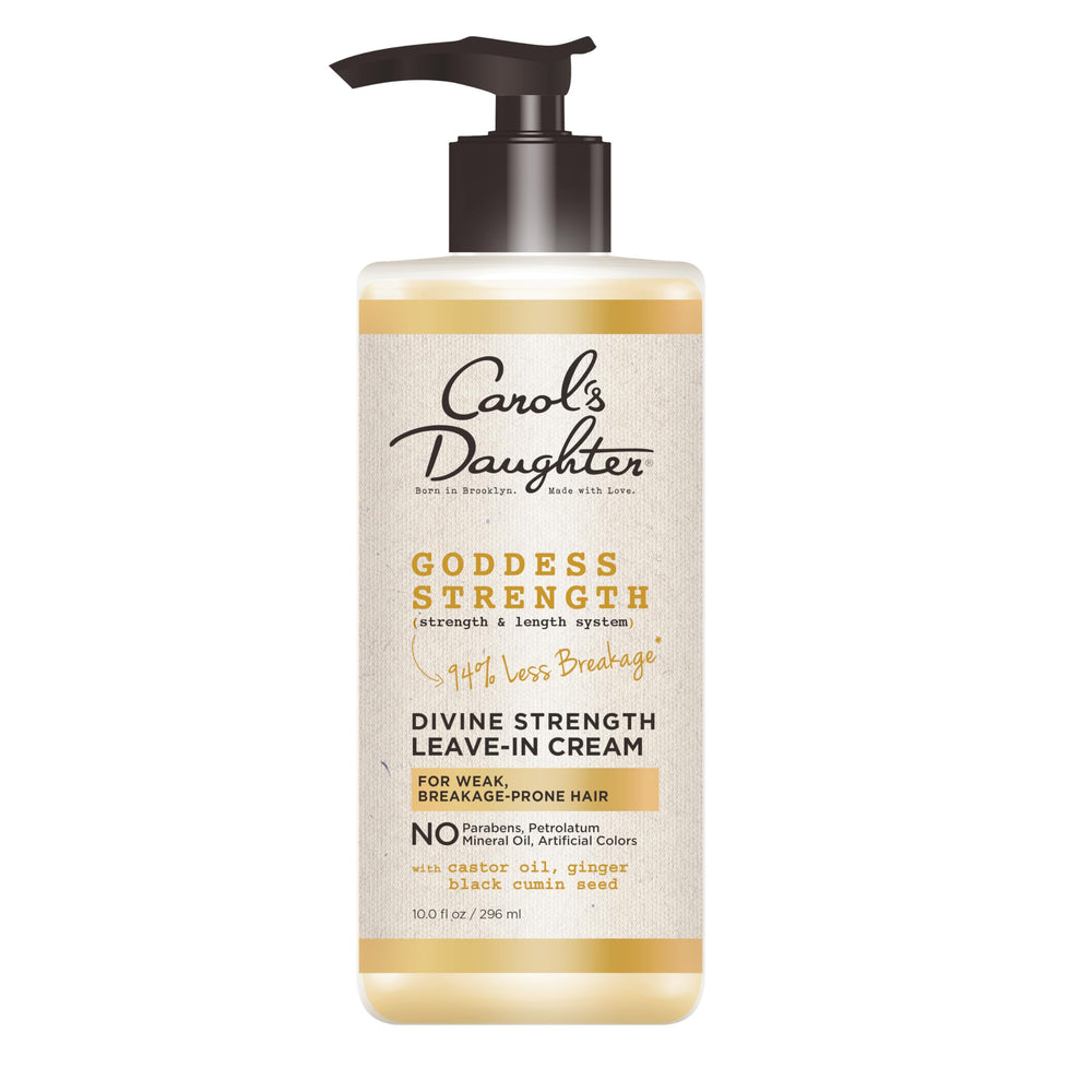 Carol's Daughter front packaging showing product for strengthening curls and moisture