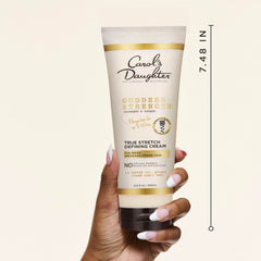 Carol's Daughter cream texture in open jar demonstrating rich moisturizing feel