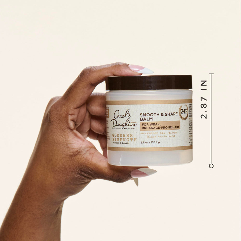 Carol's Daughter open jar texture close-up revealing creamy matte balm