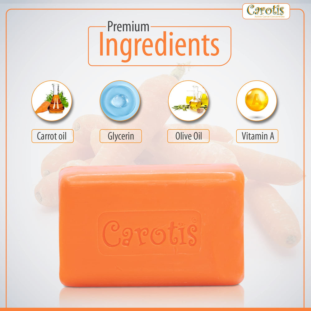 CAROTÏS soap close-up texture highlighting smooth creamy surface