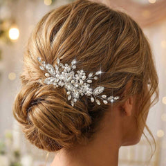 CASDRE comb styled in an updo showing bridal look inspiration