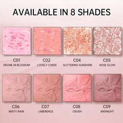 Catkin blush applied with brush showing smooth application and even coverage