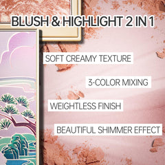 Catkin compact tucked inside makeup bag illustrating travel-ready convenience