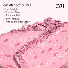 Catkin side profile of pan label displays product name and shade clarity