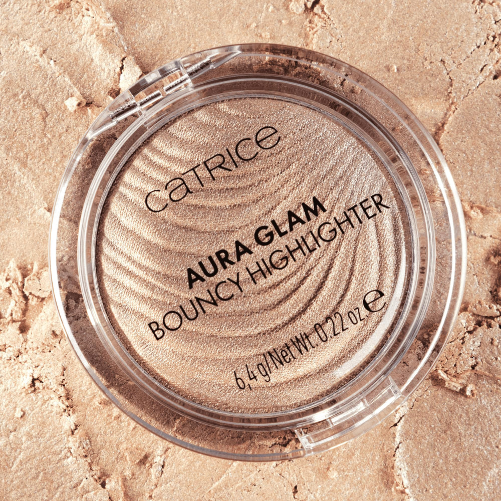 Catrice compact open showing product pan, label and travel-friendly design benefit