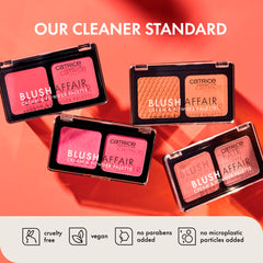 Catrice blended cream and powder cheek swatch for natural radiant finish