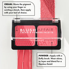 Catrice powder blush surface detail delivering soft-matte definition